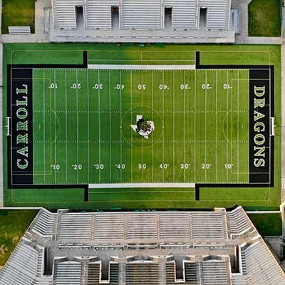 Football Game at the Dragon Stadium
